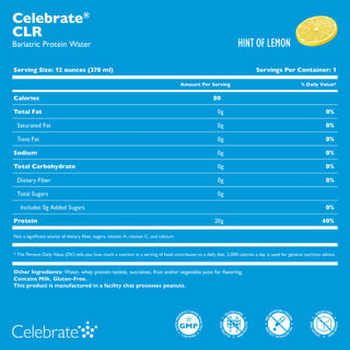 Celebrate® CLR 20g Protein Water