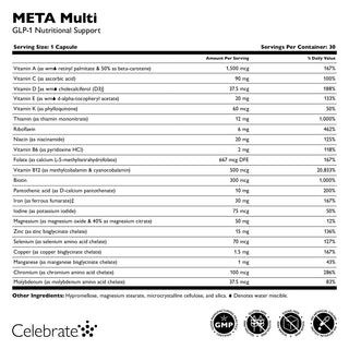 META Multi GLP-1 Nutritional Support