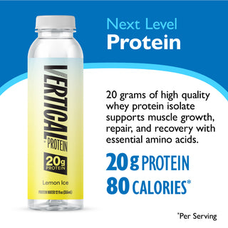 Vertical Clear Protein Water