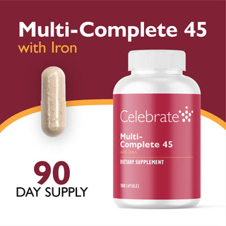 Multi-Complete 45 Bariatric Multivitamin with Iron, Capsules